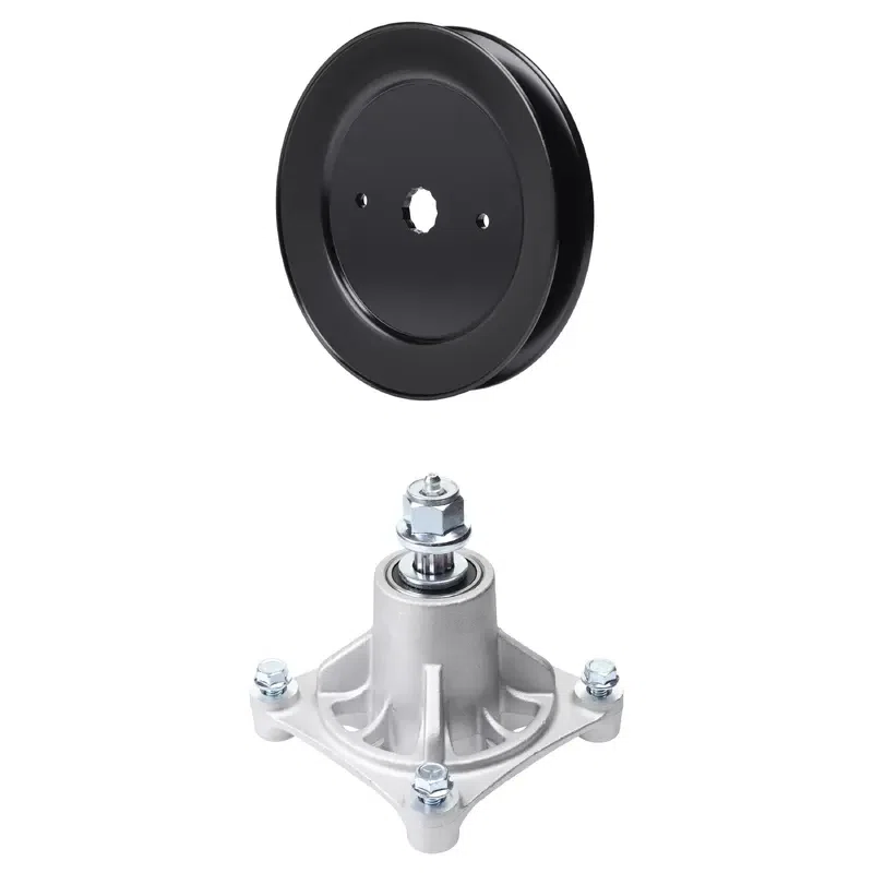 UDC Parts Mower Kit / Pulley 129861 + Spindle 532174356 / Fits Jonsered LT19A LT2119A LT2122A LT2122A2