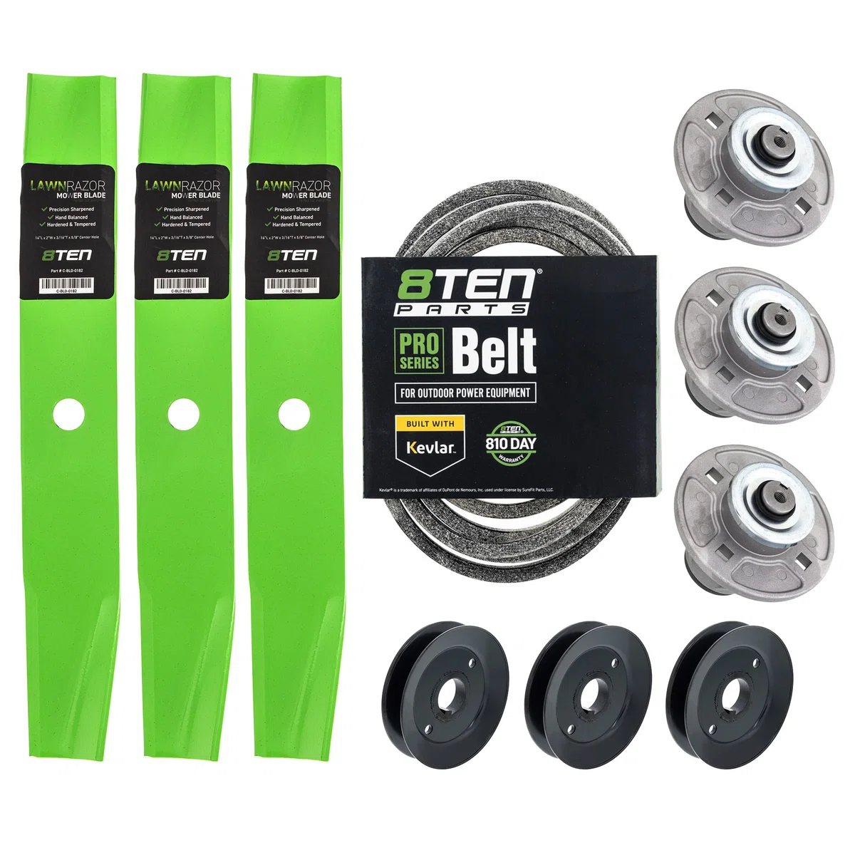 Blade Spindle Belt Pulley Deck Kit For Gravely Ariens MK1010084