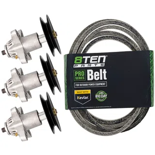 Deck Spindle & Belt Kit For Columbia White Outdoor MTD Gold MK1001756