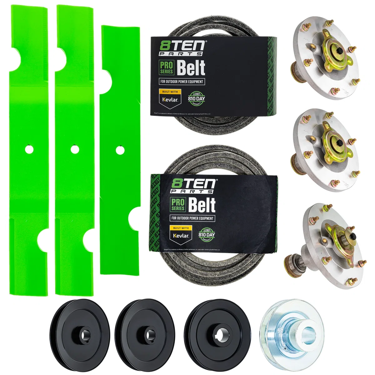Blade Spindle Belt Kit for Grasshopper m148 220 48-Inch 320239 320234