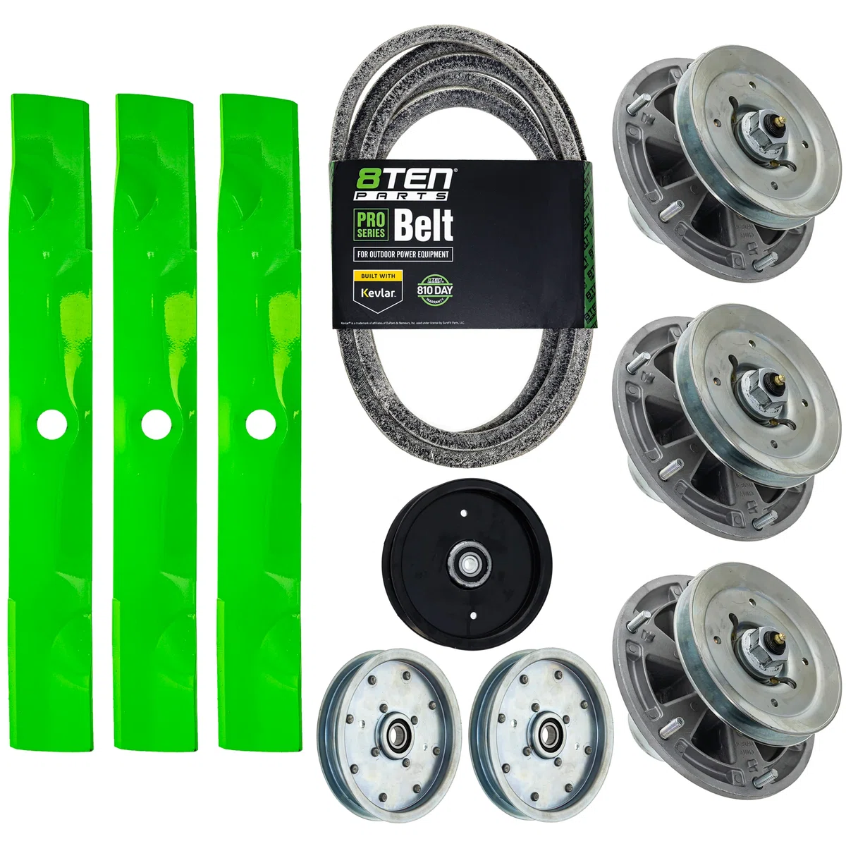 Blade Spindle Belt Idler Kit for John Deere Ztrak Z735E 60-Inch UC14208