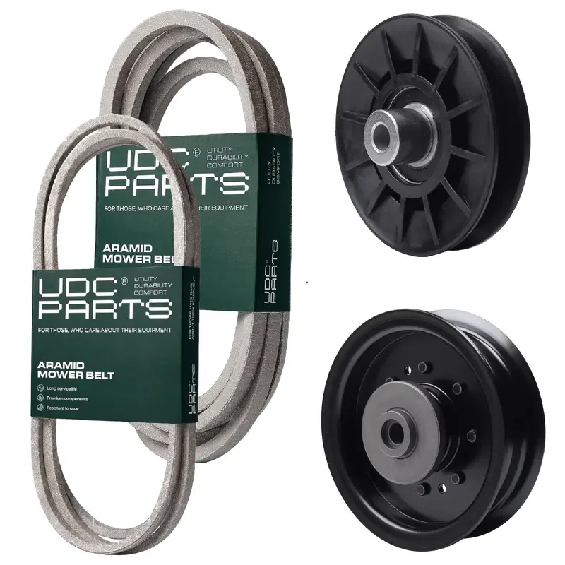 UDC Parts Mower Kit / Belt 140218 + Belt 196103 + Pulley 532194326 + Pulley 532196104 / Fits Husqvarna GTH2454T