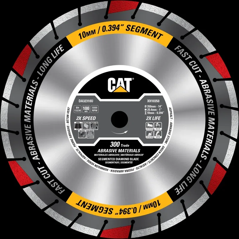 Cat 300 Trade Segmented Abrasive Materials Diamond Blade 14" - 350mm