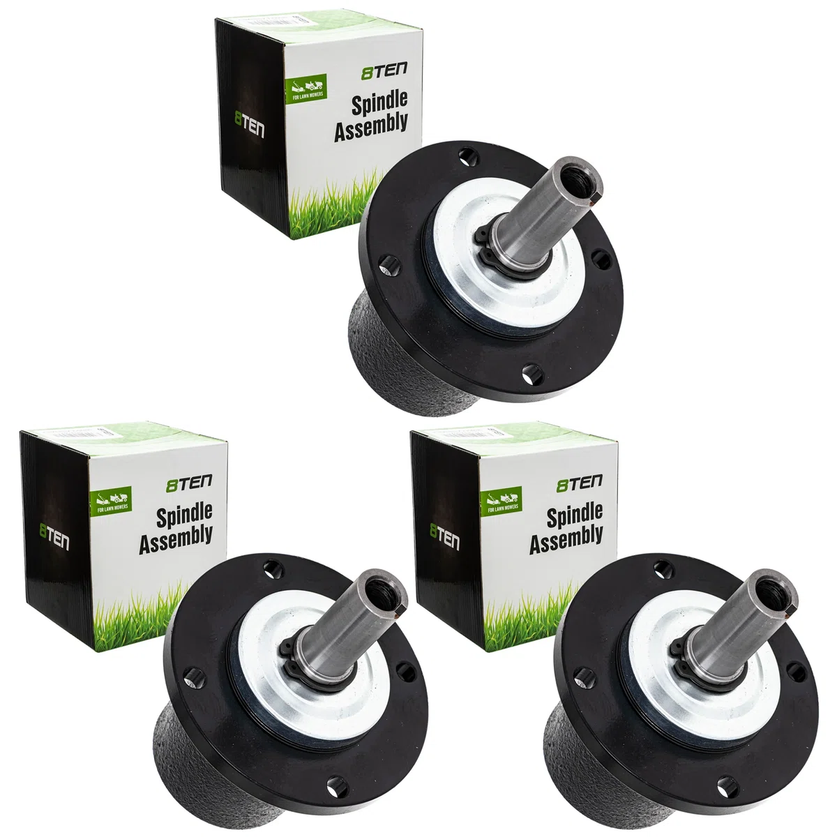 Deck Spindle Set For John Deere TCA23229 AUC11861 | 3-PACK