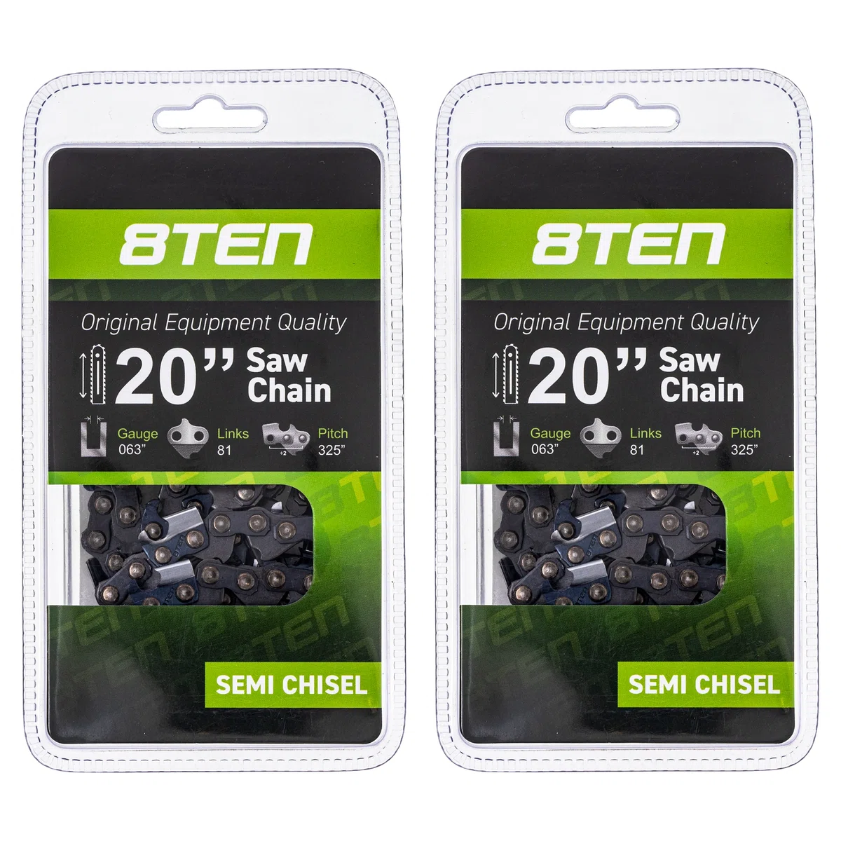 Chainsaw Chain 20 Inch .063 .325 81DL For Stihl Solo Homelite 26RM381 26RSC81 501841781 591104281 | 2-PACK