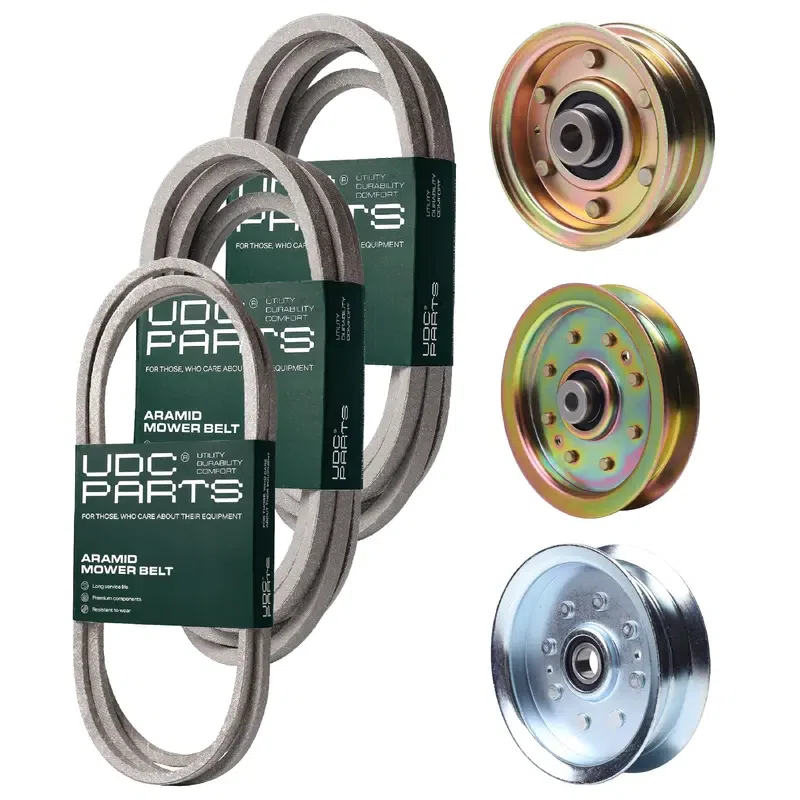 UDC Parts Mower Kit / Belt 754-04033 + Belt 754-04118 + Belt 754-0467 + Pulley 756-04224 + Pulley 956-04129 + Pulley GY20629 / Fits Yard-Man LT-46