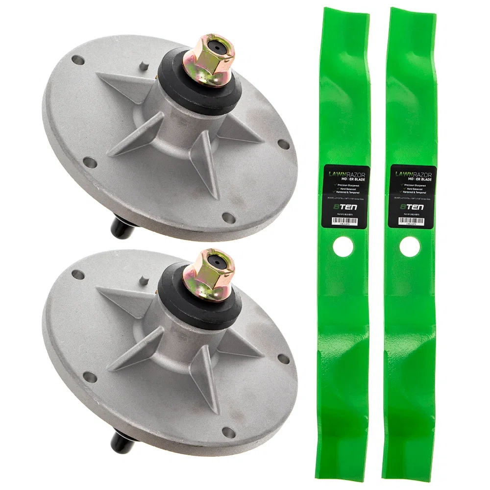 Deck Spindles & Mulching Blades Kit For Murray MK1002188