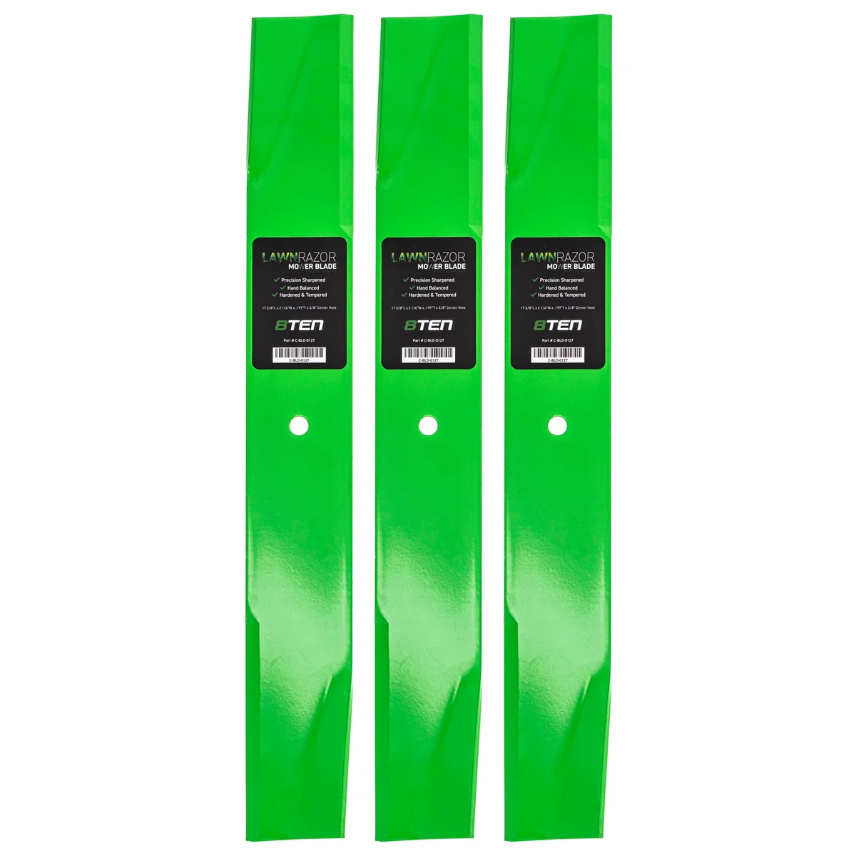 LawnRAZOR Medium Lift Blade For Roper Poulan Pro AYP 121798X 532121798 | 3-PACK
