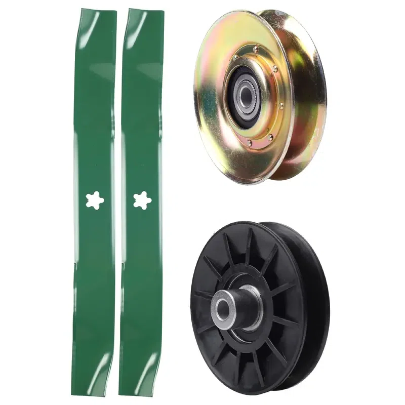UDC Parts Mower Kit / Pulley 127783 + Pulley 532194326 + 2 Pack Blades 134149 / Fits Husqvarna LT152