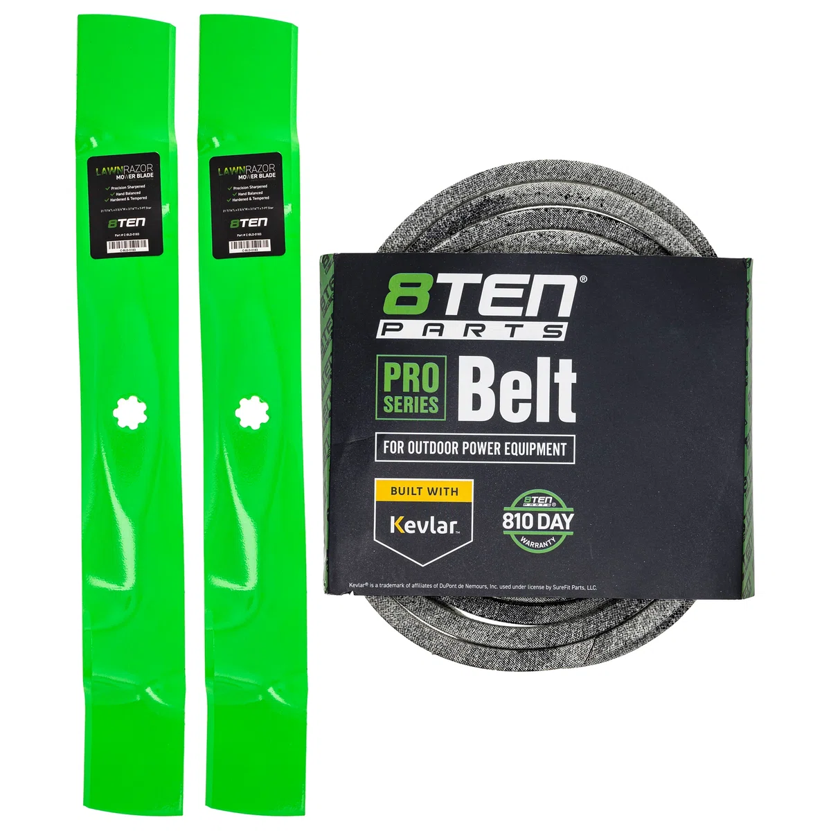 Mower Blades & Deck Belt Kit For John Deere MK1007811
