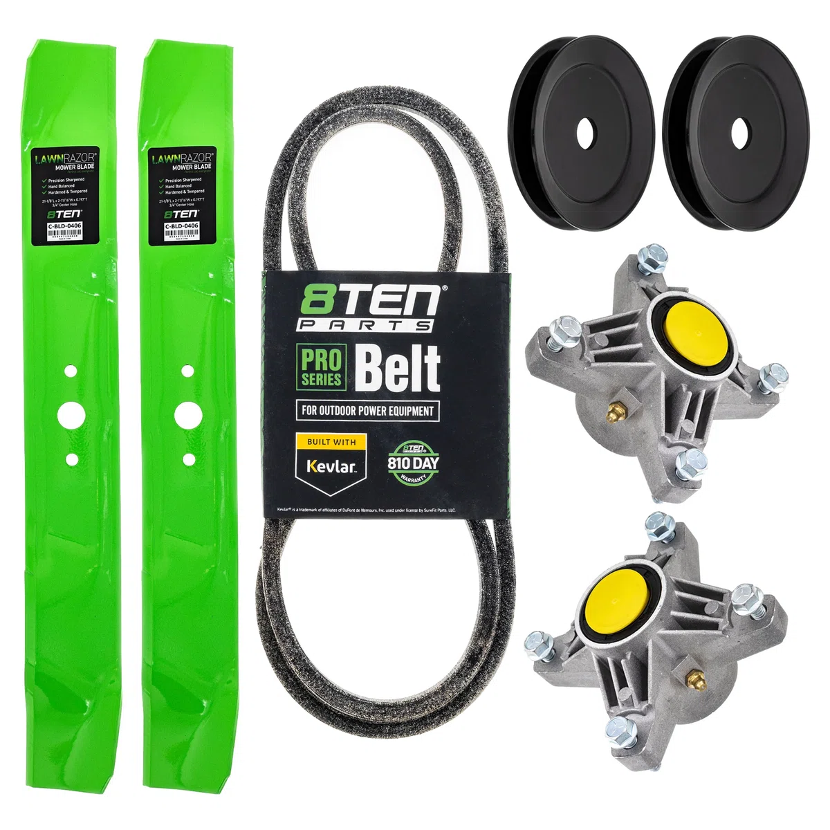 Blade Spindle Belt Pulley Deck Kit For White Outdoor Cub Cadet MK1009756