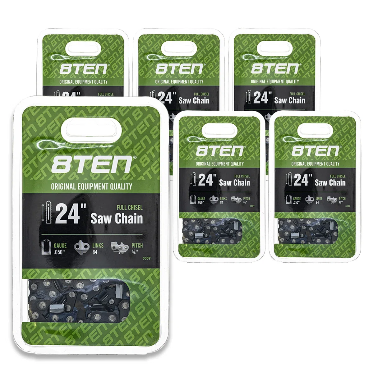 Chainsaw Chain 24 Inch .050 3/8 84DL For Husqvarna Stihl Jonsered 501842584 72LPX84CQ 591119484 | 6-PACK