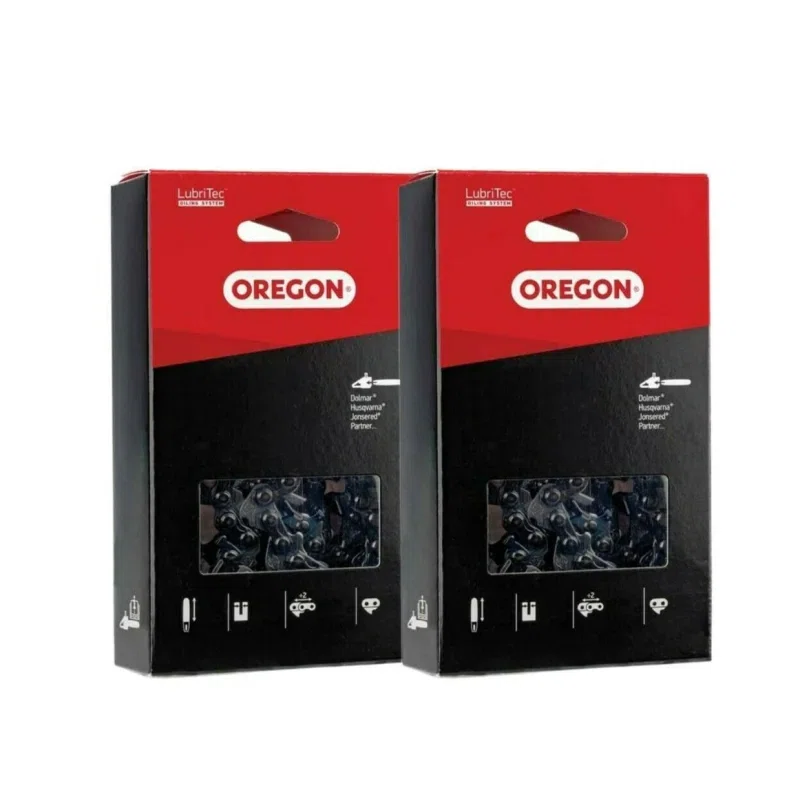 Oregon 43" 11H068E 2PK Harvester Semi Chisel Chain 3/4" .122" 68 Drive Links