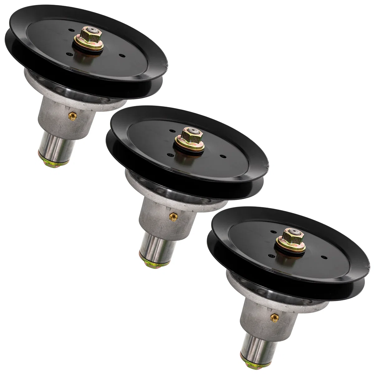 Deck Spindle with Pulley For Exmark 1-644092 644092 | 3-PACK