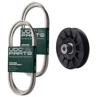 UDC Parts Mower Kit / Belt 130969 + Belt 138255 + Pulley 532194326 / Fits Jonsered LT2217A