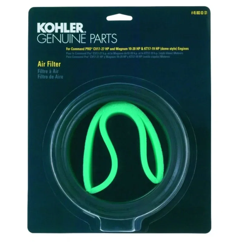 Kohler Part Number 45 883 02-S1 Genuine OEM Air Filter Pre-Cleaner Kit