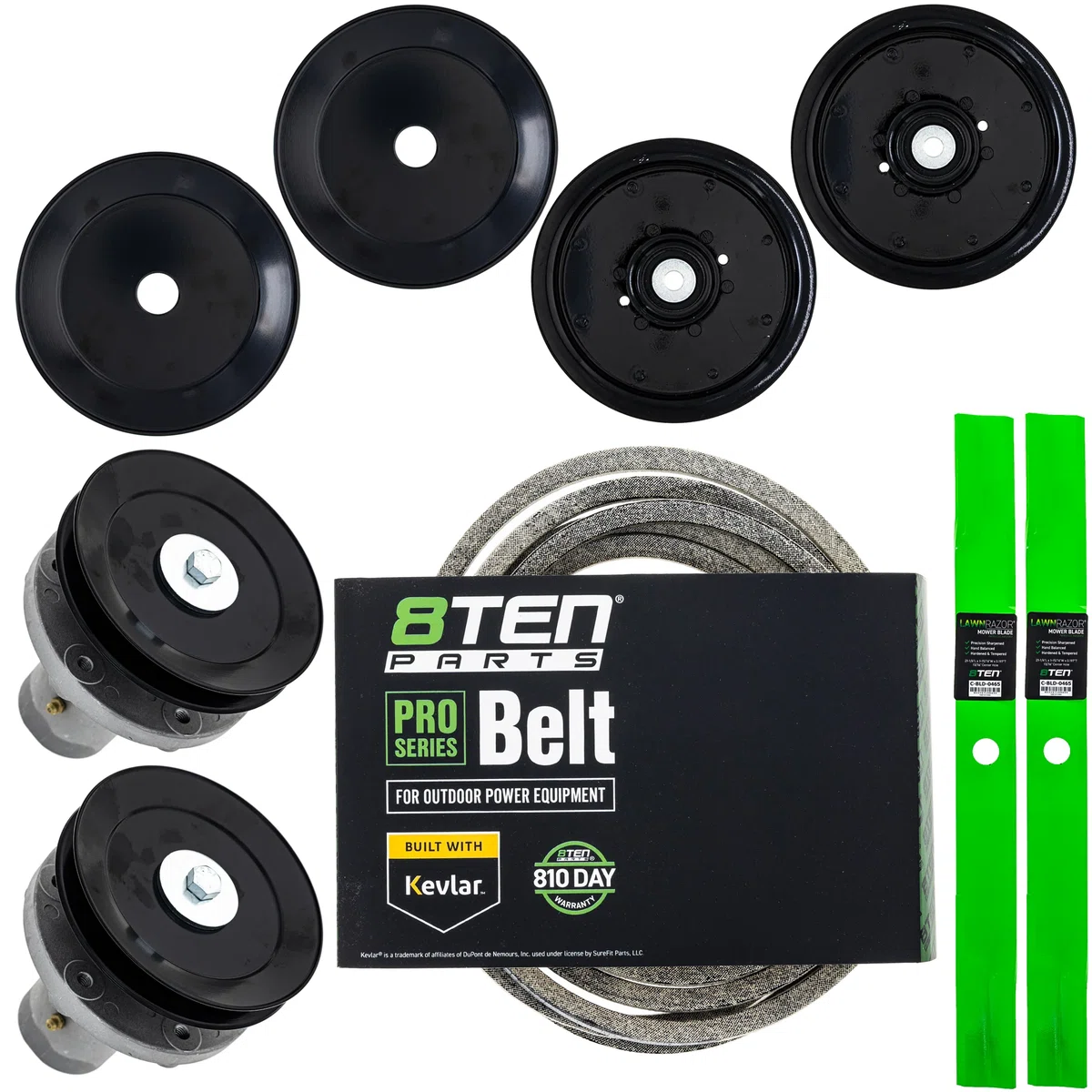 Deck Rebuild Kit Blade Spindle Belt Idler for Snapper 360Z ZT2342 42-Inch