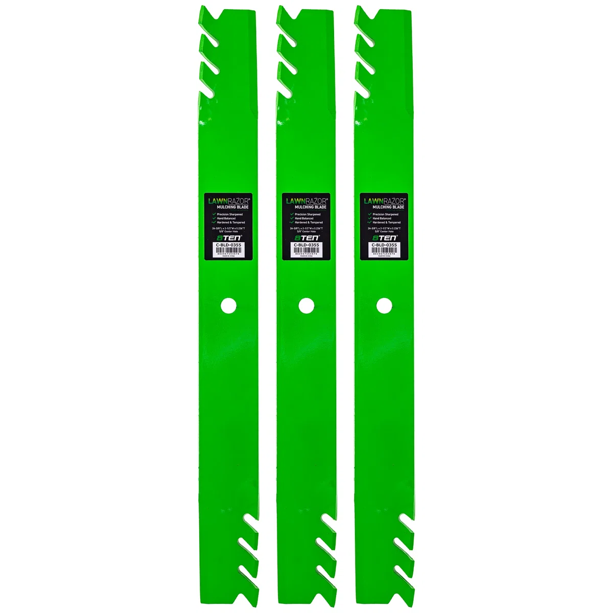 LawnRAZOR Toothed Blade For Toro 105-7719-03 | 3-PACK