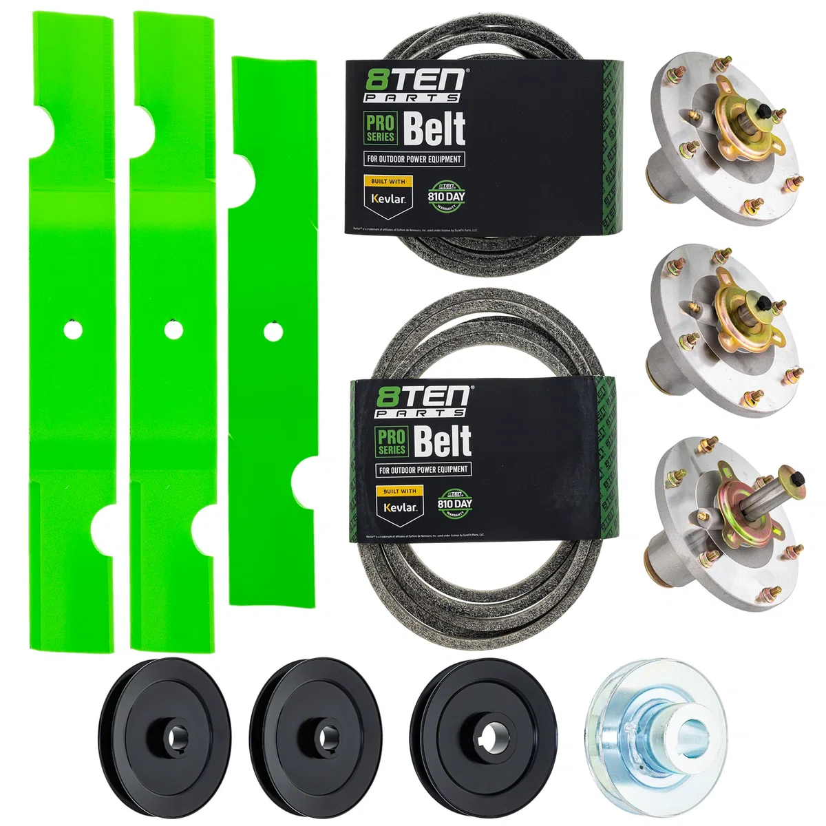 Blade Spindle Belt Kit for Grasshopper 321d 48-Inch 320239 320234 623763
