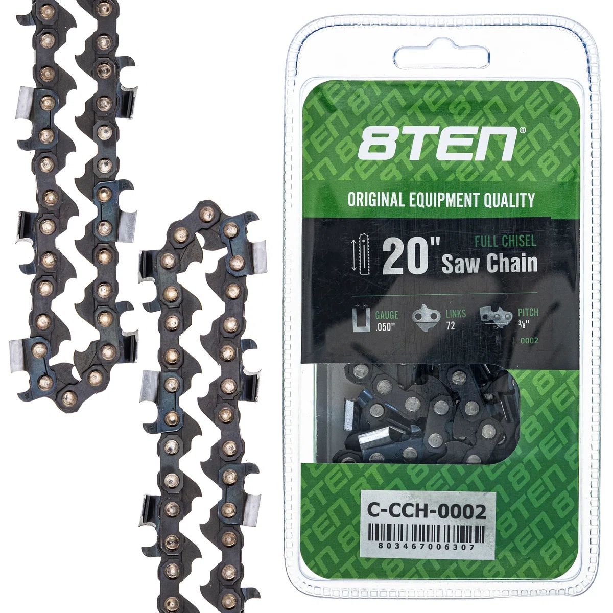 Chainsaw Chain 20 Inch .050 3/8 72DL For Husqvarna Stihl Makita 585550072 501842672 591129972