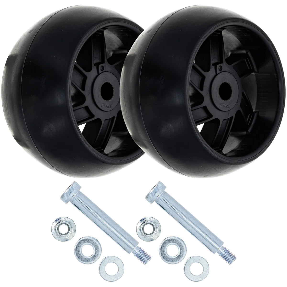 Deck Wheel Kit with Hardware For Husqvarna Jonsered Poulan MK1012398