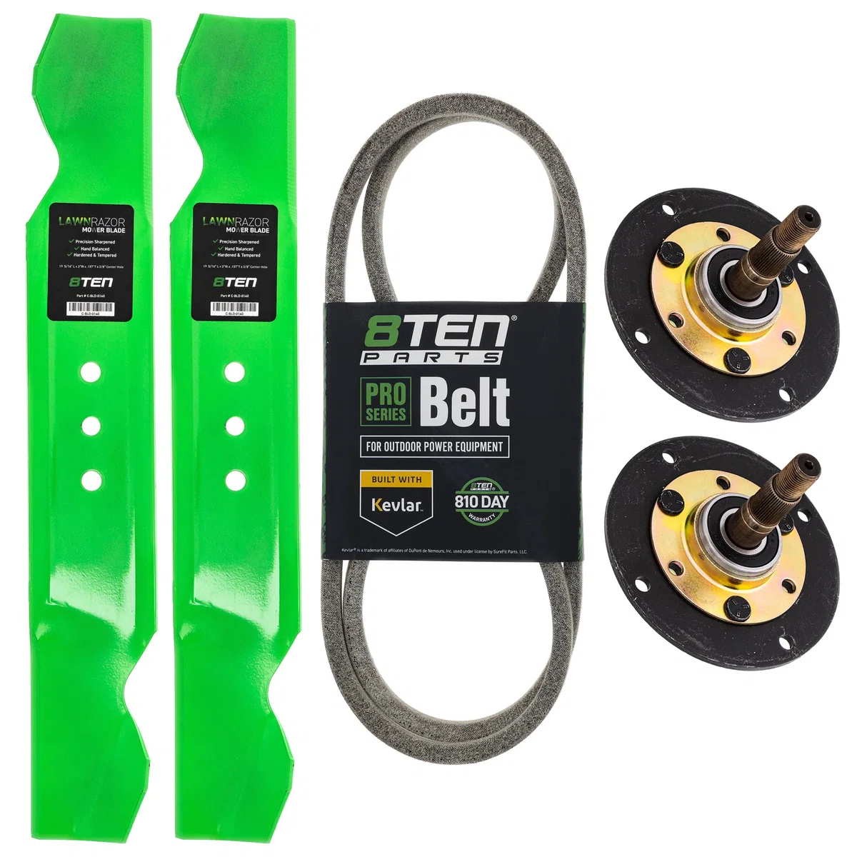 Blade Spindle Belt Deck Kit For MTD Yard-Machines Statesman MK1010086