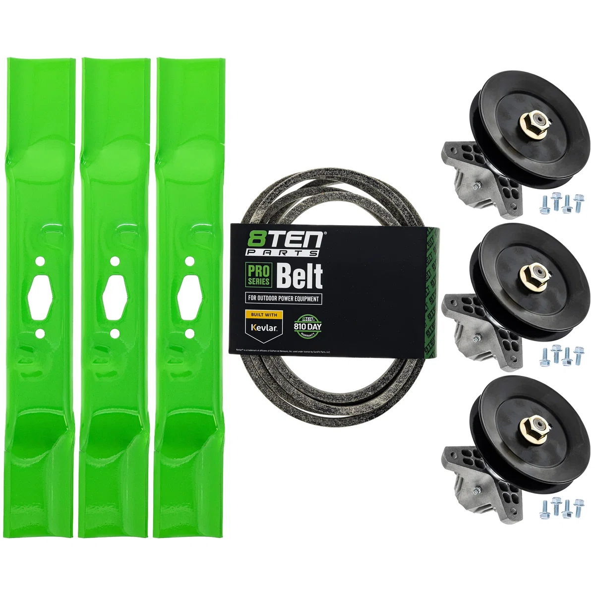 Blade Spindle Belt Deck Kit For Troy-Bilt Cub Cadet MK1012219