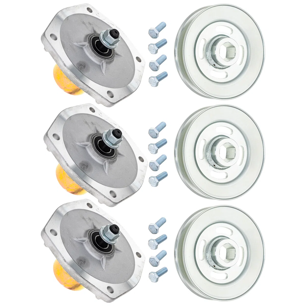 Deck Spindle Kit for Kubota RCK48P-400Z K5579-34510 K5591-34580 48-inch