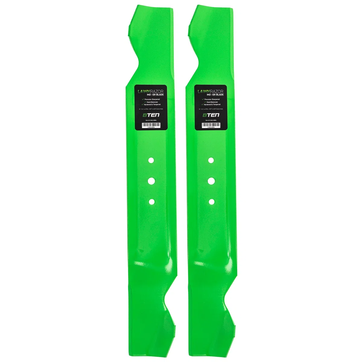 LawnRAZOR Notched High Lift Blade For MTD Ranch King Hechinger 742-0499 742-0499A 942-0499A 742-0508 | 2-PACK