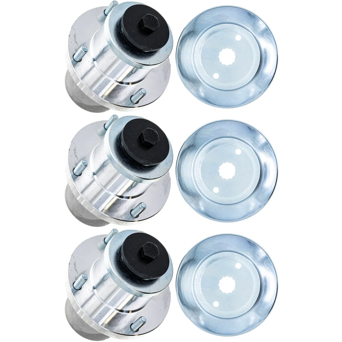 Spindle Kit for Hustler FasTrak SD Raptor SDX XDX 54-Inch 607208P 3 Pack