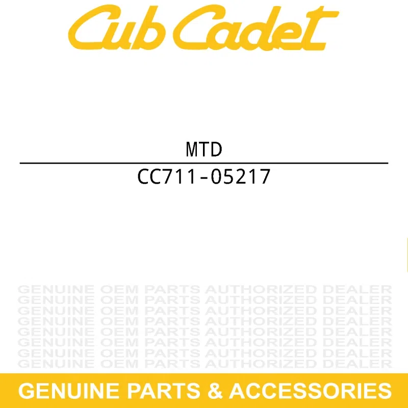 MTD 711-05217 PIN-CLEVIS .50X2.0