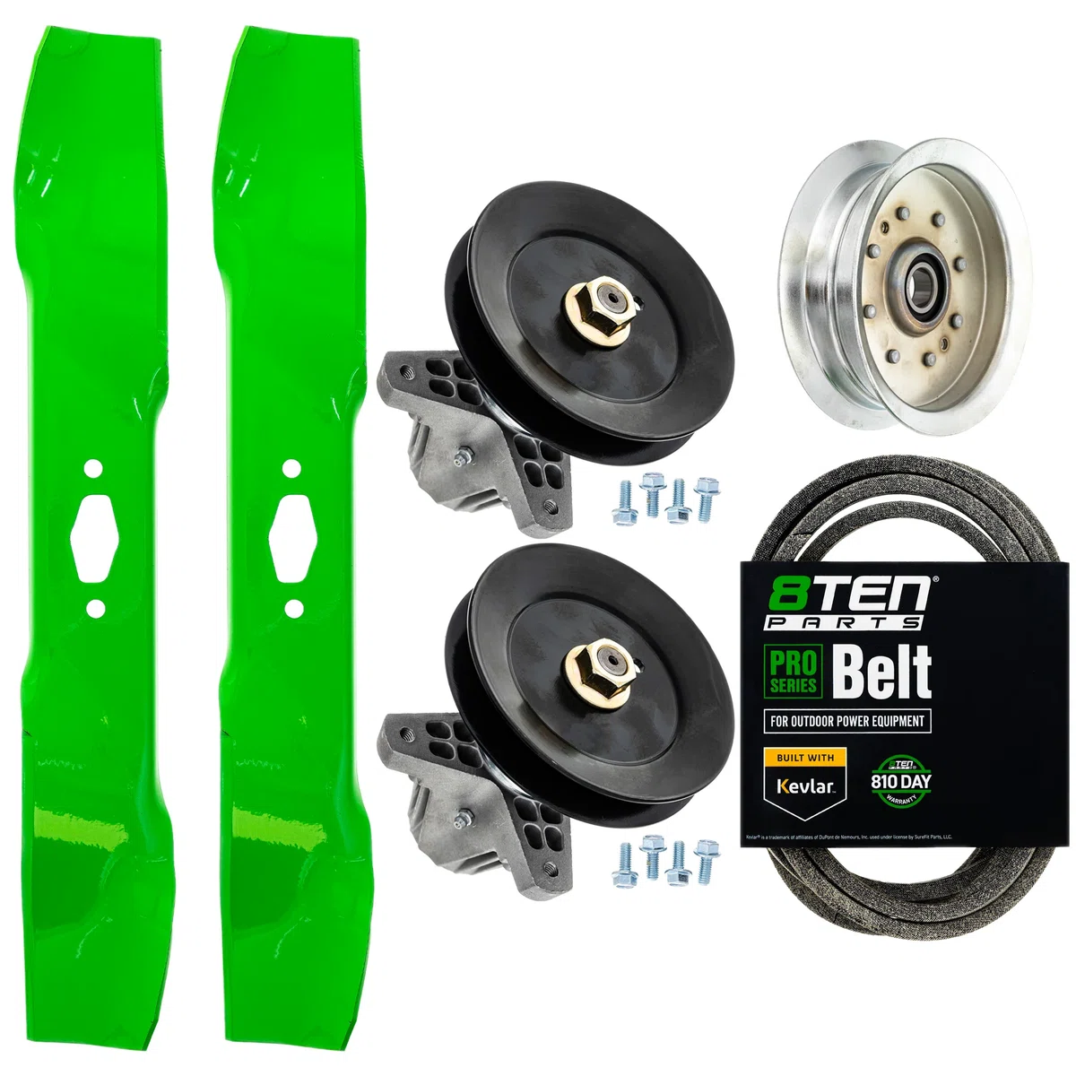 Blade Spindle Belt Idler Deck Kit For Troy-Bilt Craftsman Columbia MK1012271