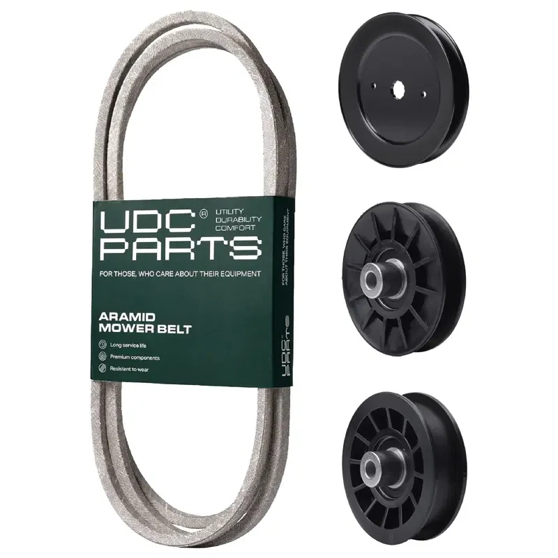 UDC Parts Mower Kit / Belt 130969 + Pulley 129861 + Pulley 532194326 + Pulley 532194327 / Fits Poulan Pro PB22H54BF PB22H54BFX