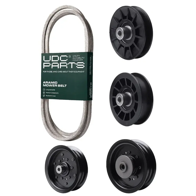 UDC Parts Mower Kit / Belt 140294 + Pulley 532194326 + Pulley 532194327 + Pulley 532196104 + Pulley 532196106 / Fits Husqvarna R53W