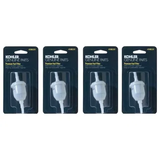 4 Pack Kohler 25 050 22-S1 Genuine OEM Packaged Fuel Filter 2505022 2505022-S