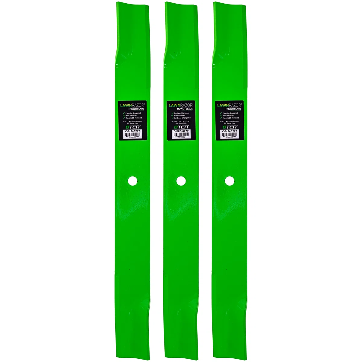 LawnRAZOR High Lift Blade For Toro 105-7778 105-7711-03 105-7778-03 | 3-PACK