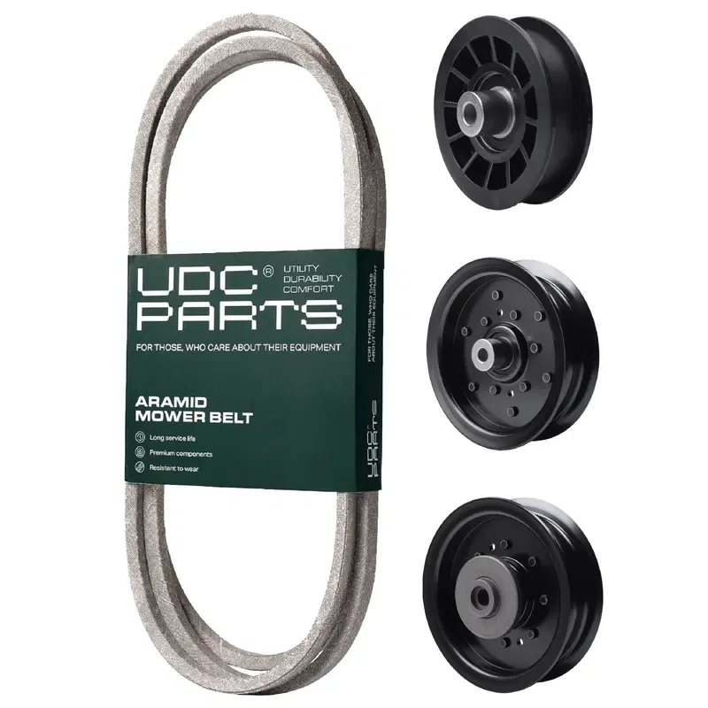 UDC Parts Mower Kit / Belt 140294 + Pulley 532194327 + Pulley 532196104 + Pulley 532196106 / Fits Husqvarna R53W