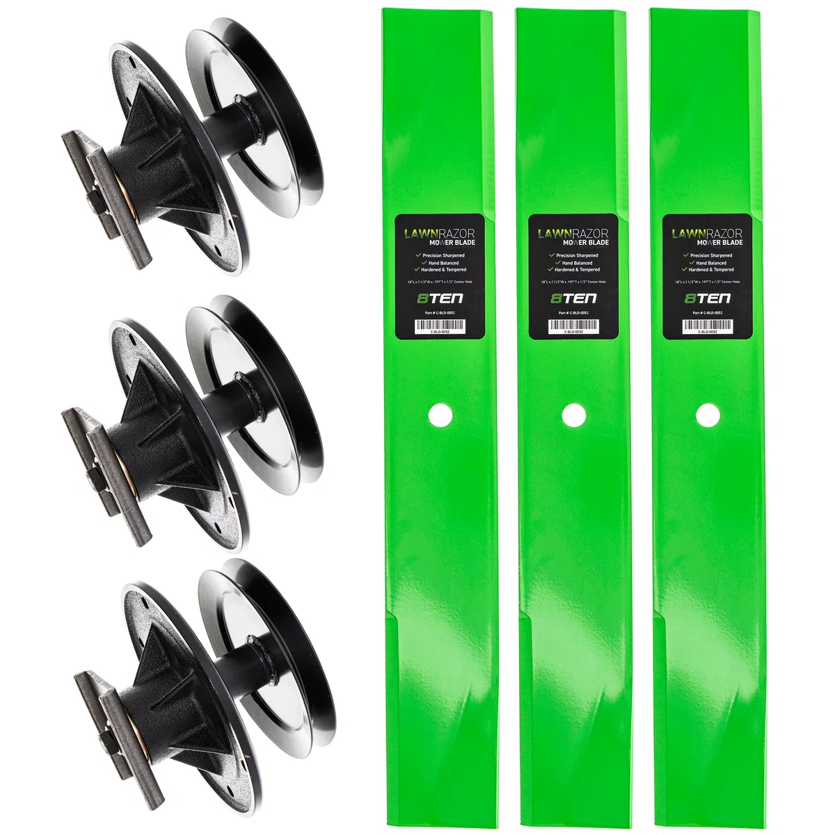Deck Spindle & Mower Blade Kit For Toro MK1002175