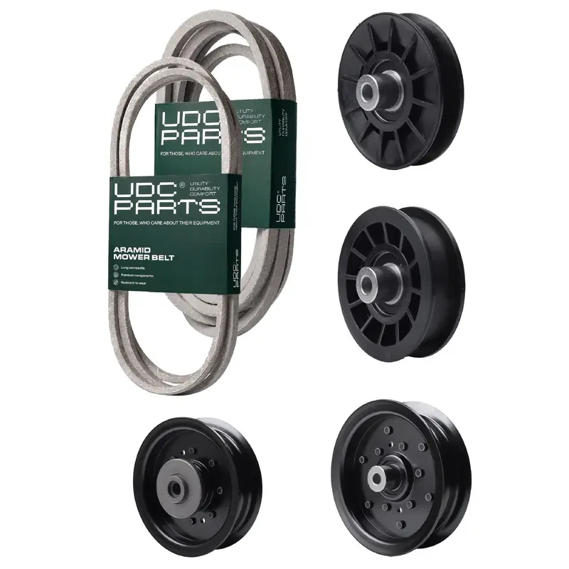 UDC Parts Mower Kit / Belt 197242 + Belt 405143 + Pulley 532194326 + Pulley 532196104 + Pulley 532196106 + Pulley 532194327 / Fits Husqvarna YTH220 Twin