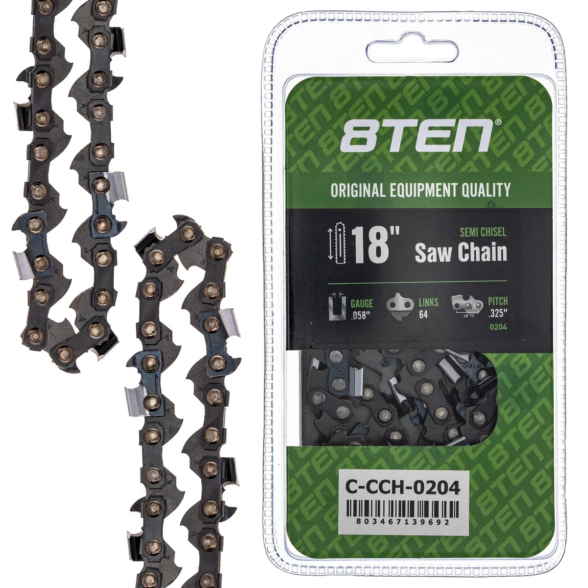 Chainsaw Chain 18 Inch .058 .325 64DL For Solo Makita Dolmar 21BPX064G 501840464 25RM364E