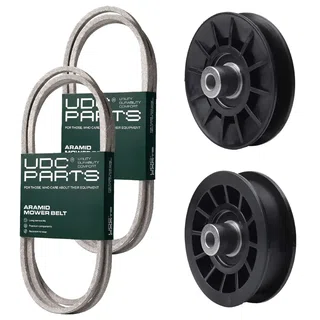 UDC Parts Mower Kit / Belt 130969 + Belt 138255 + Pulley 532194326 + Pulley 532194327 / Fits Husqvarna LTH151