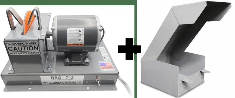 RBG 712 Blade Grinder Sharpener plus RBG940 Grit Collector | RBG712GC