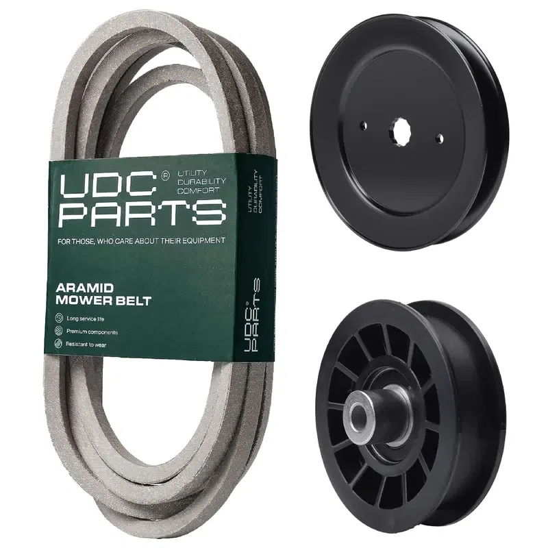 UDC Parts Mower Kit / Belt 196103 + Pulley 129861 + Pulley 532194327 / Fits Poulan Pro PB22H54BF PB22H54BFX PBGTGE