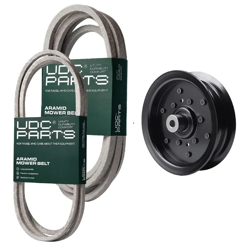 UDC Parts Mower Kit / Belt 140294 + Belt 197242 + Pulley 532196106 / Fits Husqvarna GTH264T R53W