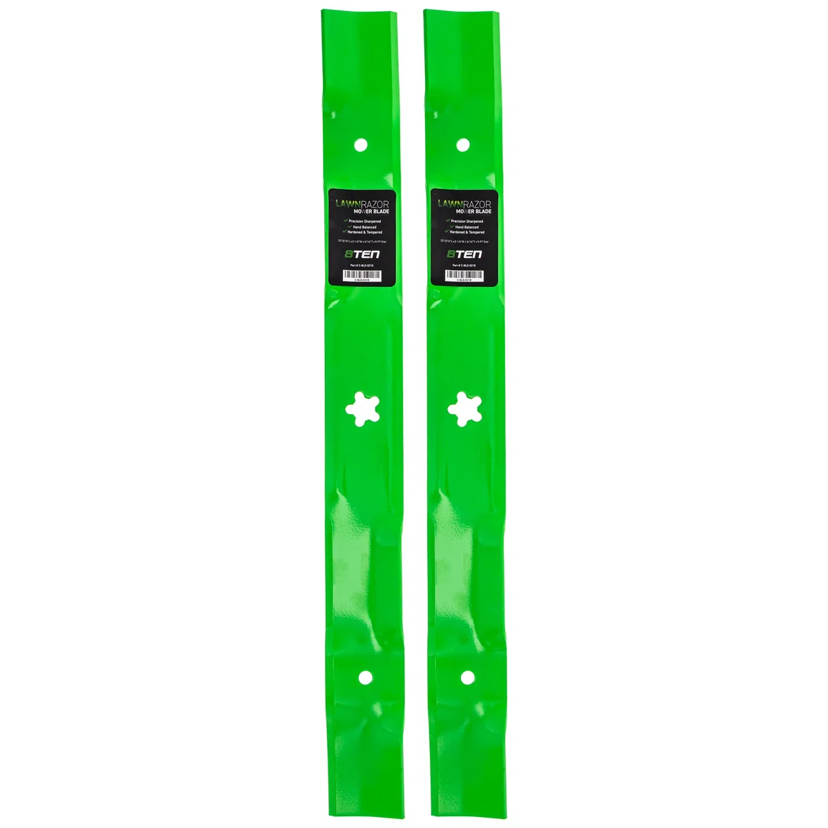 LawnRAZOR Deck Mulching Blade For Husqvarna Ariens Poulan Pro 532403107 21548042 21547328 | 2-PACK