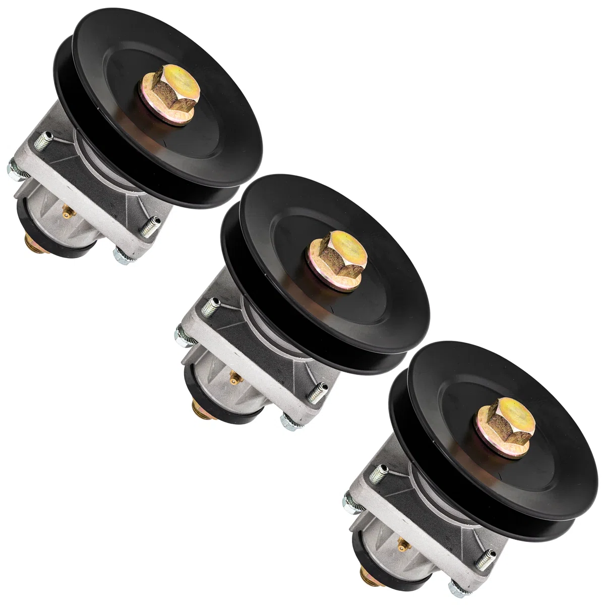 Deck Spindle Set For Cub Cadet 918-04123B 618-04123B | 3-PACK