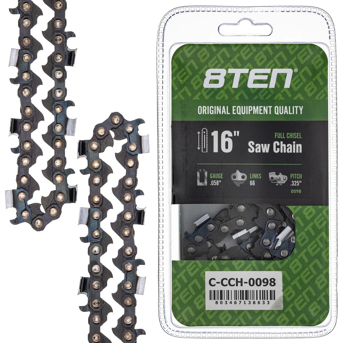 Chainsaw Chain 16 Inch .058 .325 66DL For Solo Dolmar Homelite 21LPX066G 501840766 591101266