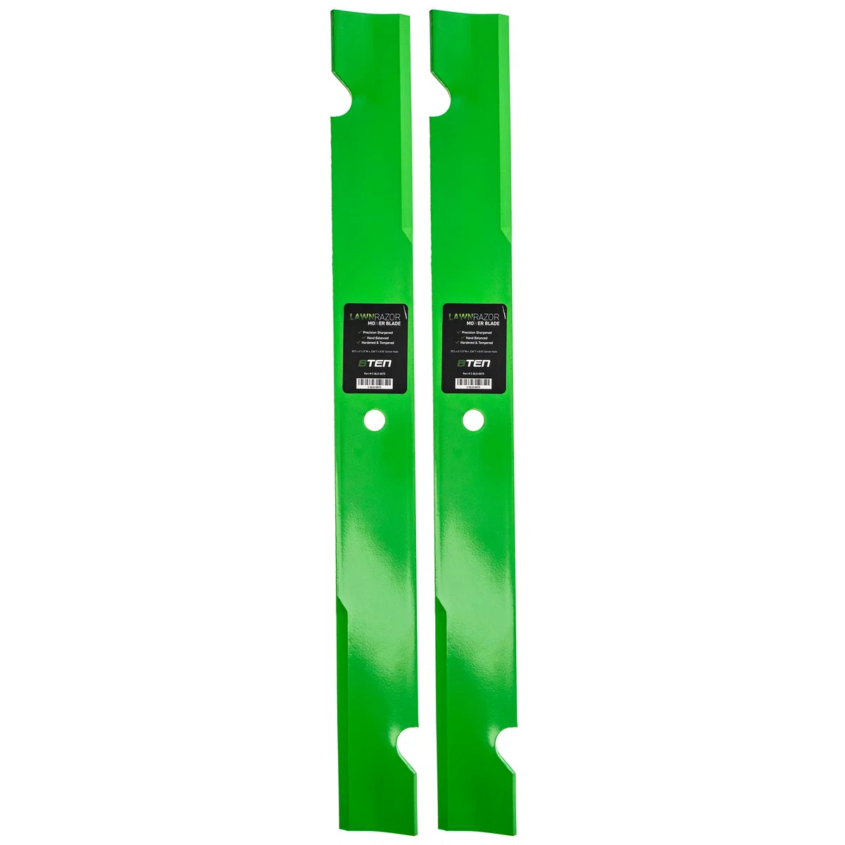 LawnRAZOR Notched High Lift Blade For Husqvarna Ferris Bobcat 5102227S 5102227 5022476 112111-04 | 2-PACK