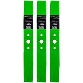 LawnRAZOR Medium Lift Blade For Craftsman Simplicity 1716696ASM 1727774ASM | 3-PACK