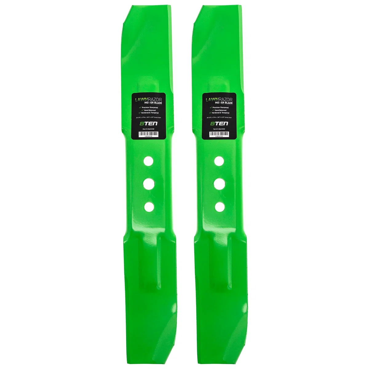 LawnRAZOR High Lift Blade For John Deere Lawn-Boy Toro 612543-03 611240 612543 PT14764 PT7132 684380 | 2-PACK